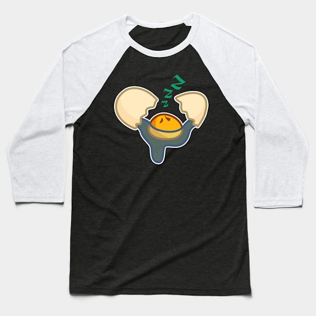 Egg In Hammock Baseball T-Shirt by CrissWild